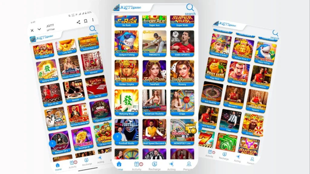 JQ777 game play and earn app