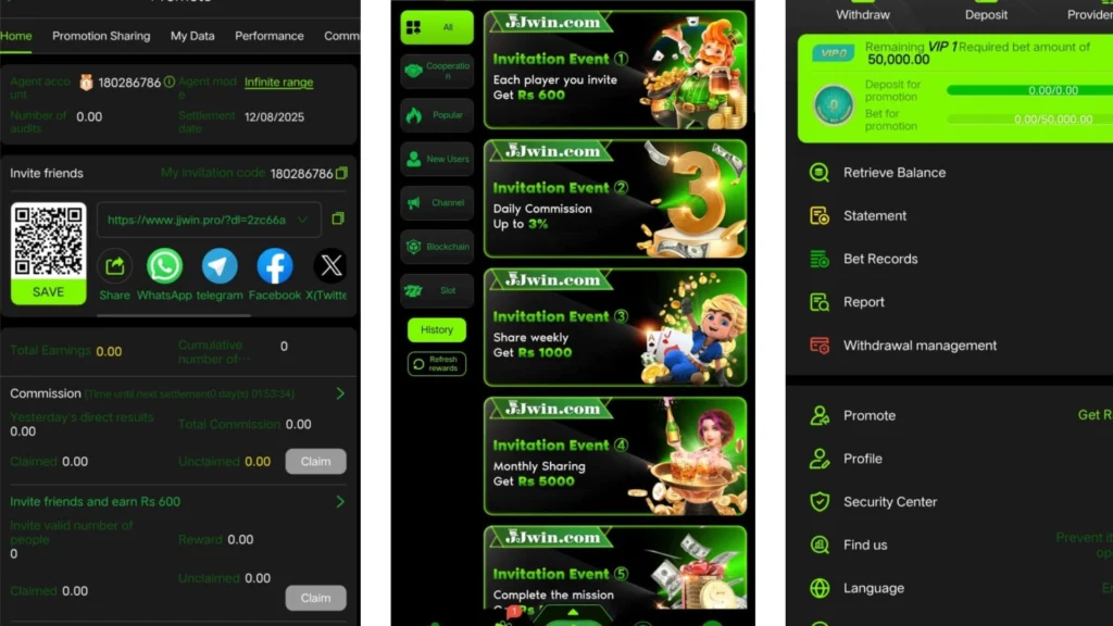 JJwin game Screenshots