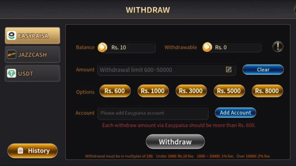 Royal x casino withdraw cash
